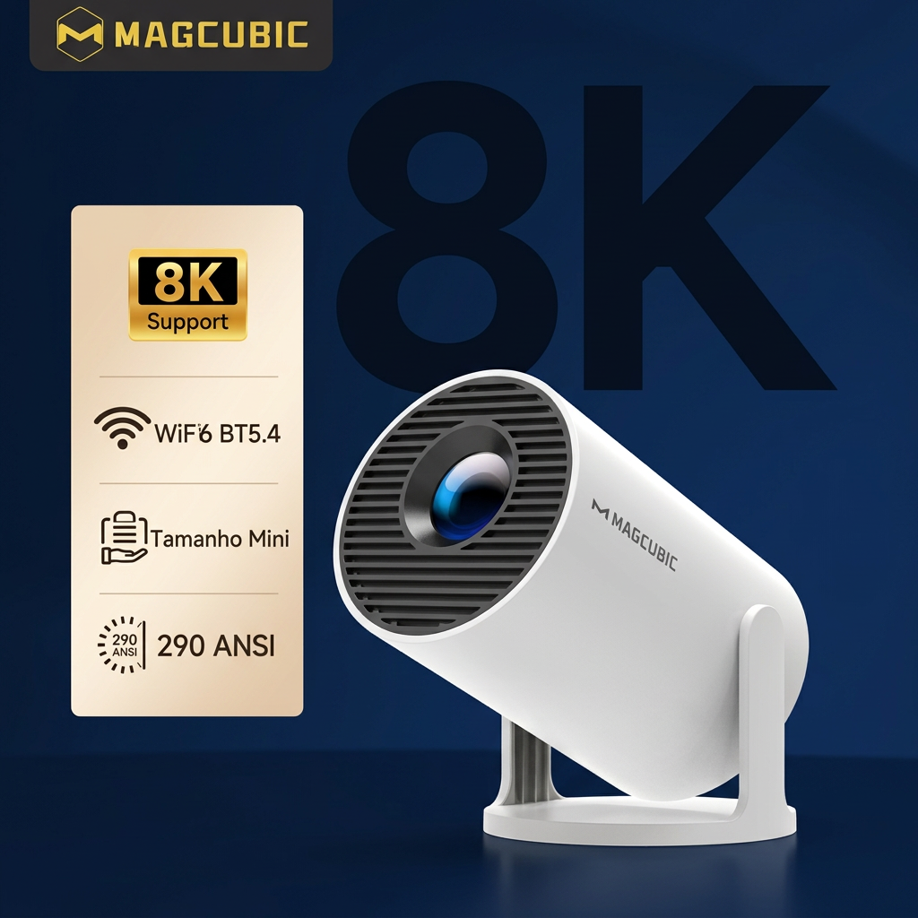 Magcubic Projector - Deep Blue Background