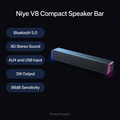Niye V8 Compact Speaker Bar